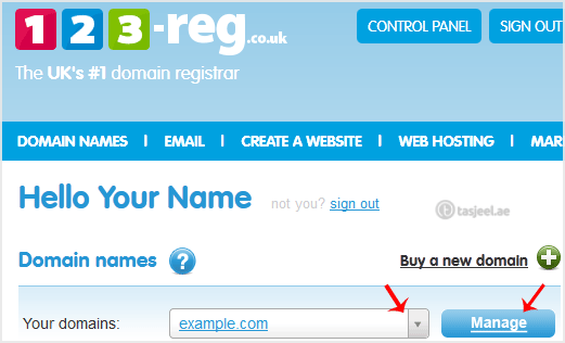 How to update DNS Nameserver on 123-reg? 3