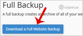 How to generate and download a full backup of your cPanel Account? 2