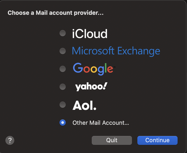 How to set up an email account on Mac Mail2