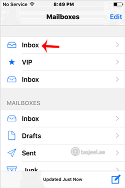Iphone mailbox