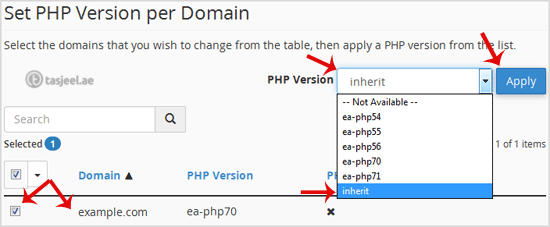 How to Reset the PHP Version to the Default Version, Using cPanel? 2