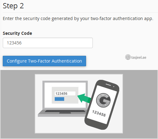 How to Enable the Two-Factor Authentication on Your cPanel Account? 3