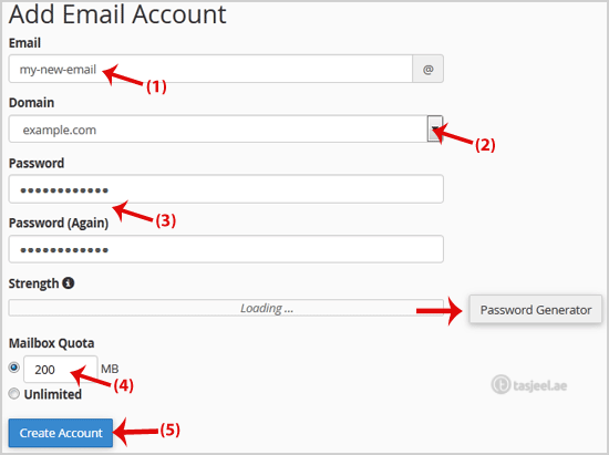 How to Create Email Account in cPanel? 2