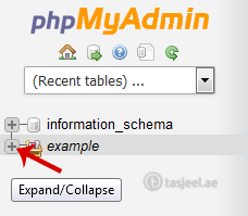 How to delete database table via phpMyAdmin in cPanel? 2