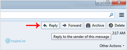 How to reply to email in Mozilla Thunderbird? 3
