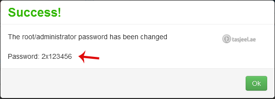 VPS Servers - successful password change