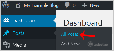 How to remove sample comments, posts on a new WordPress blog?